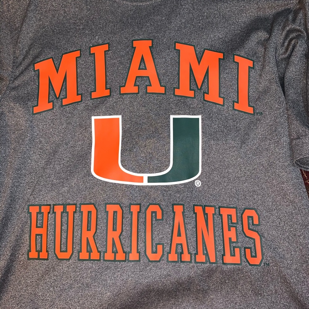 Miami Hurricanes Drifit style TShirt